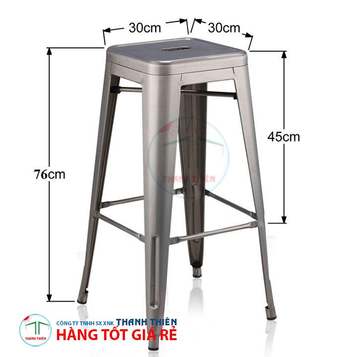 Ghế Tolix, ghế quầy bar, ghế cafe, ghế nội thất, ghế nhà hàng, ghế nhập khẩu đẹp tốt giá rẻ GCP 006