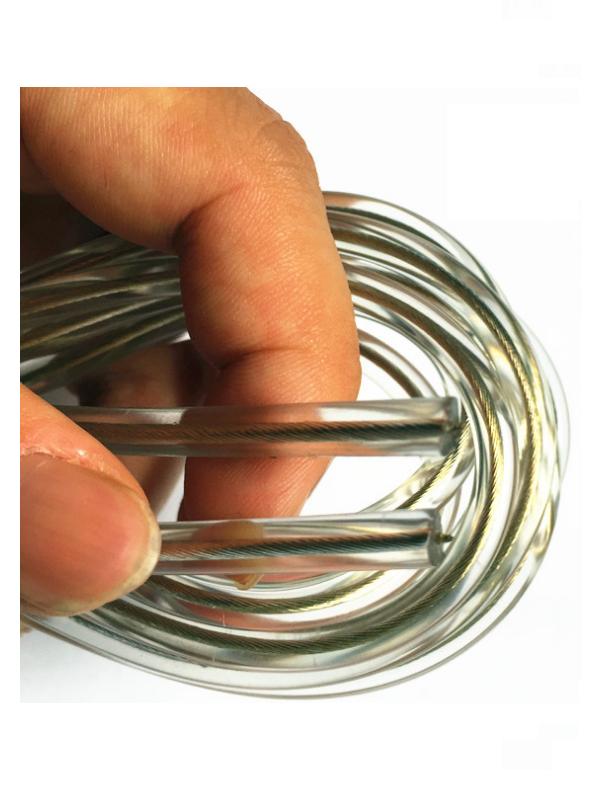 Dây Nhảy Tiêu Chuẩn Cao Cấp Bọc Cáp Zeno,  dây tập 2 lớp dày 5mm bền nhẹ cao cấp, dây nhảy thể lực cao cấp, dây nhảy tốc độ