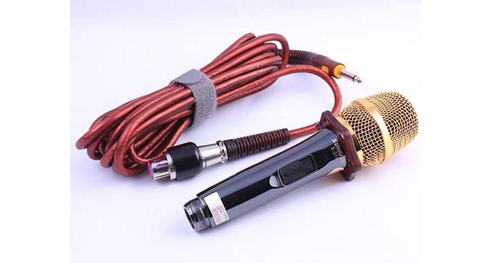 Micro có dây Sunrise S-318 (Bạc phối đen)