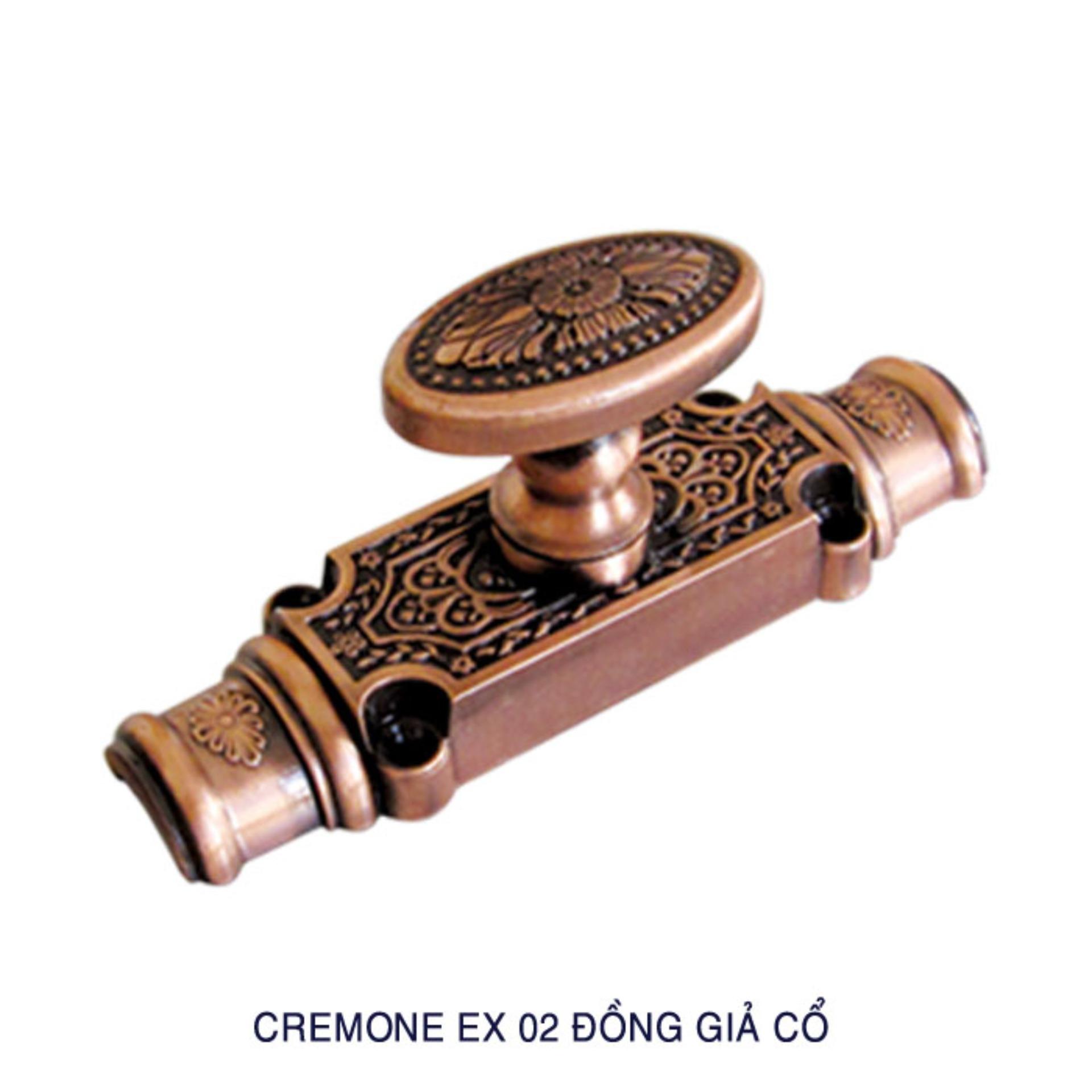 CHỐT CLEMON HUY HOÀNG MẠ ĐỒNG EX - 02 CỬA ĐI (Nguyên củ)