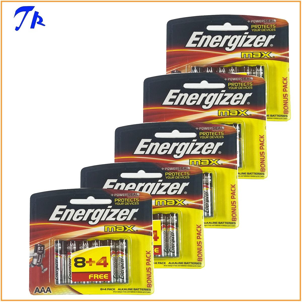 [HCM]5 vỉ pin AAA Energizer alkaline ( vỉ 12 viên )