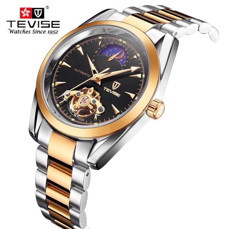 Đồng hồ cơ nam TEVISE TE11-12 dây thép
