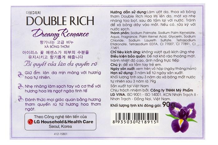 combo 3 Xà Bông Cục Double Rich Hương Hoa 90G