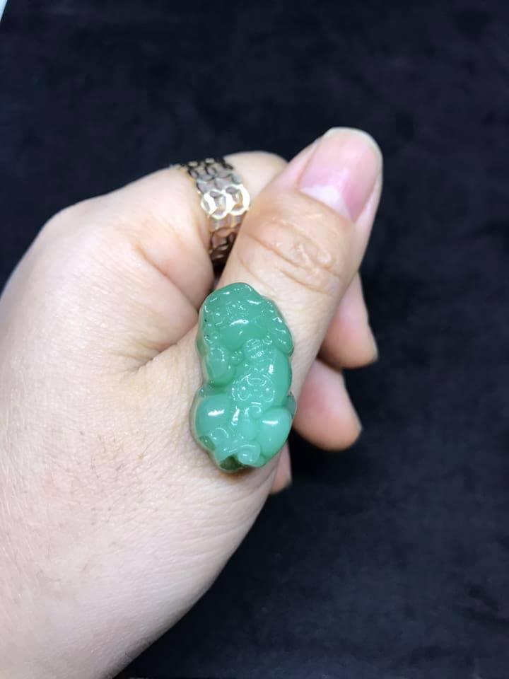[HCM]TỲ HƯU CẨM THẠCH XANH LÁ
