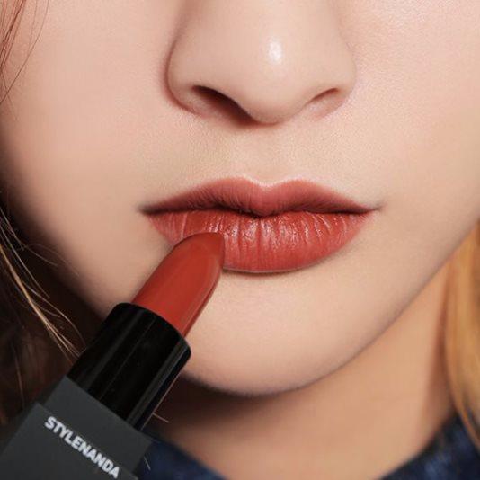 Son thỏi lì 3CE Lip Color Matte - #909 (Smoked Rose - Đỏ Đất)