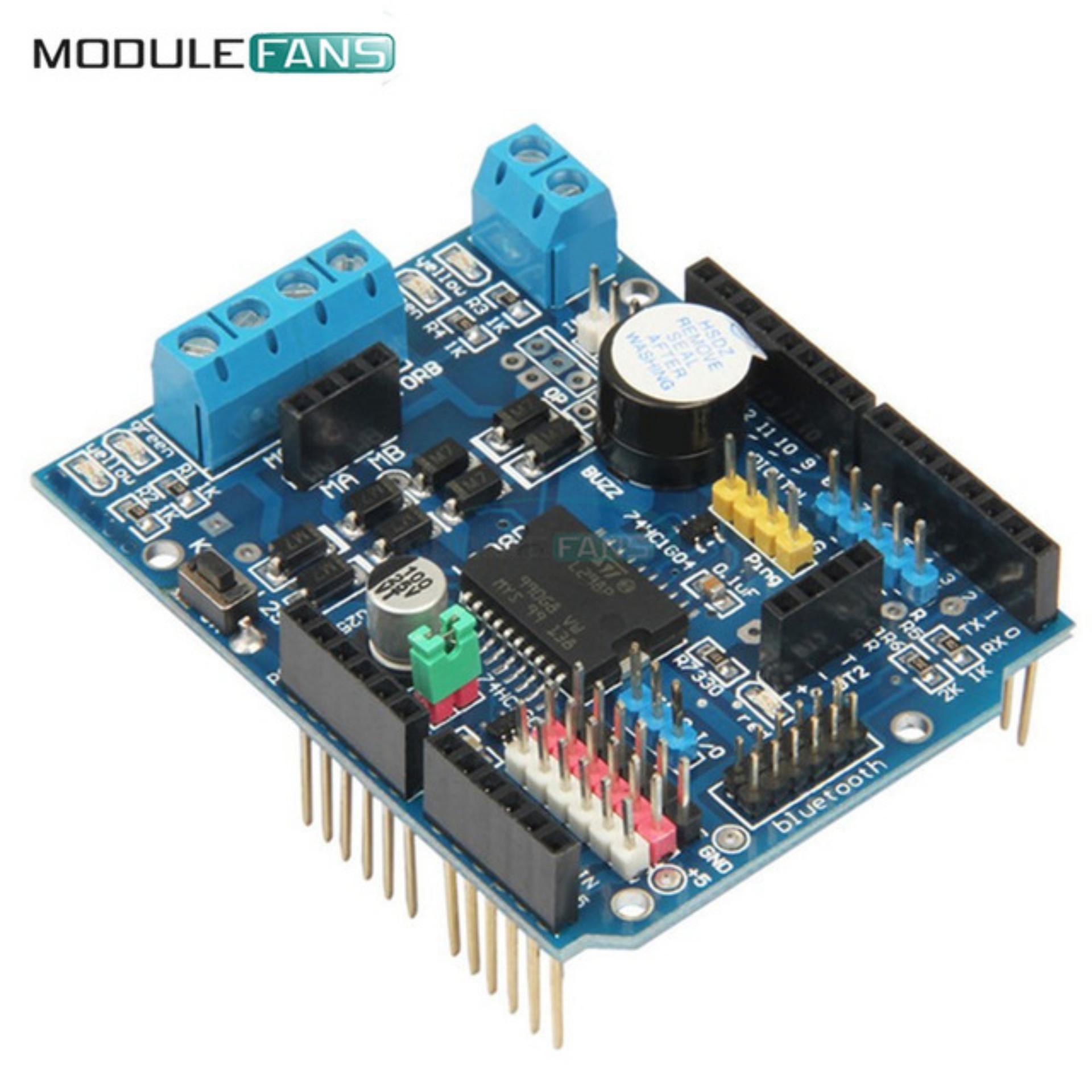 Arduino control motor l298p - module điều khiển động cơ