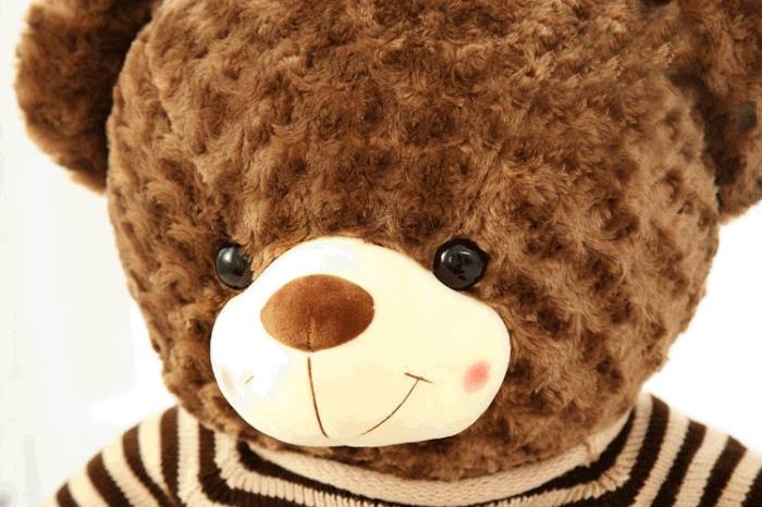 Gấu bông Teddy cao cấp 100% gòn không độn mít khổ vải  màu nâu hàng VNXK-TEDDY18