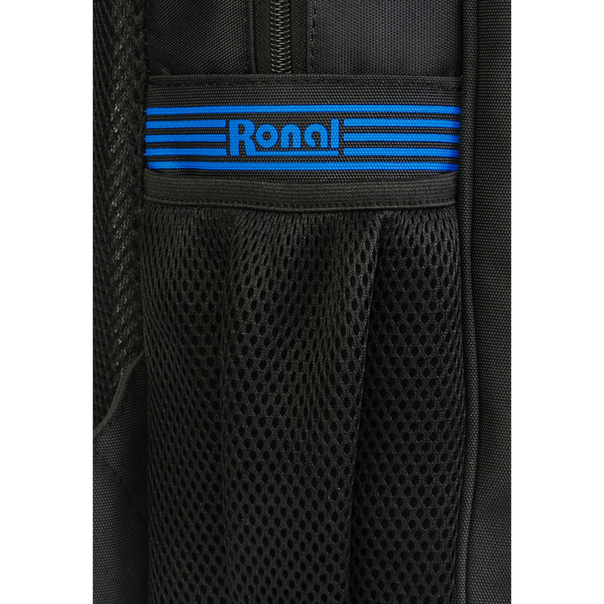 [HCM]Ba lô Ronal BL87 - Đen sọc xanh biển