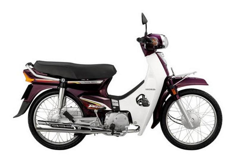 Bộ tem kiểu dán xe máy Dream tem 3 lớp (màu trắng đỏ)