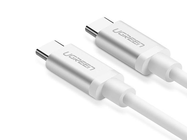 Cáp chuyển USB Type C sang USB Type C 0.5M Ugreen 10680 (Trắng)