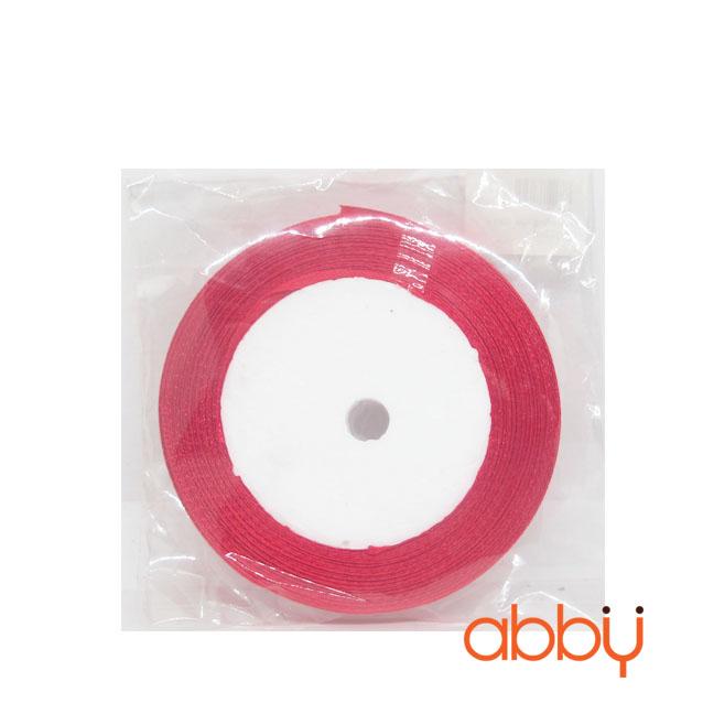 Bộ 2 cuộn ruy băng lụa màu đỏ - bảng 1 cm dài 22m