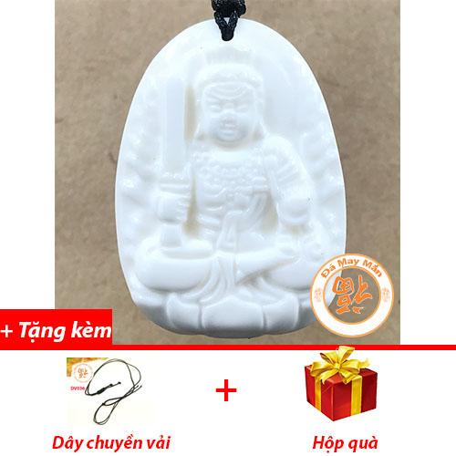 Mặt dây chuyền phật bản mệnh bất động minh vương vỏ sò hóa thạch
