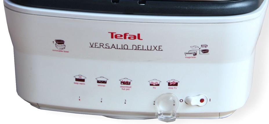 Nồi lẩu chiên điện Tefal 1600W FR4023 (trắng) - Hàng nhập khẩu