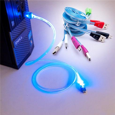 Cáp sạc android có đèn led chống rối HD99