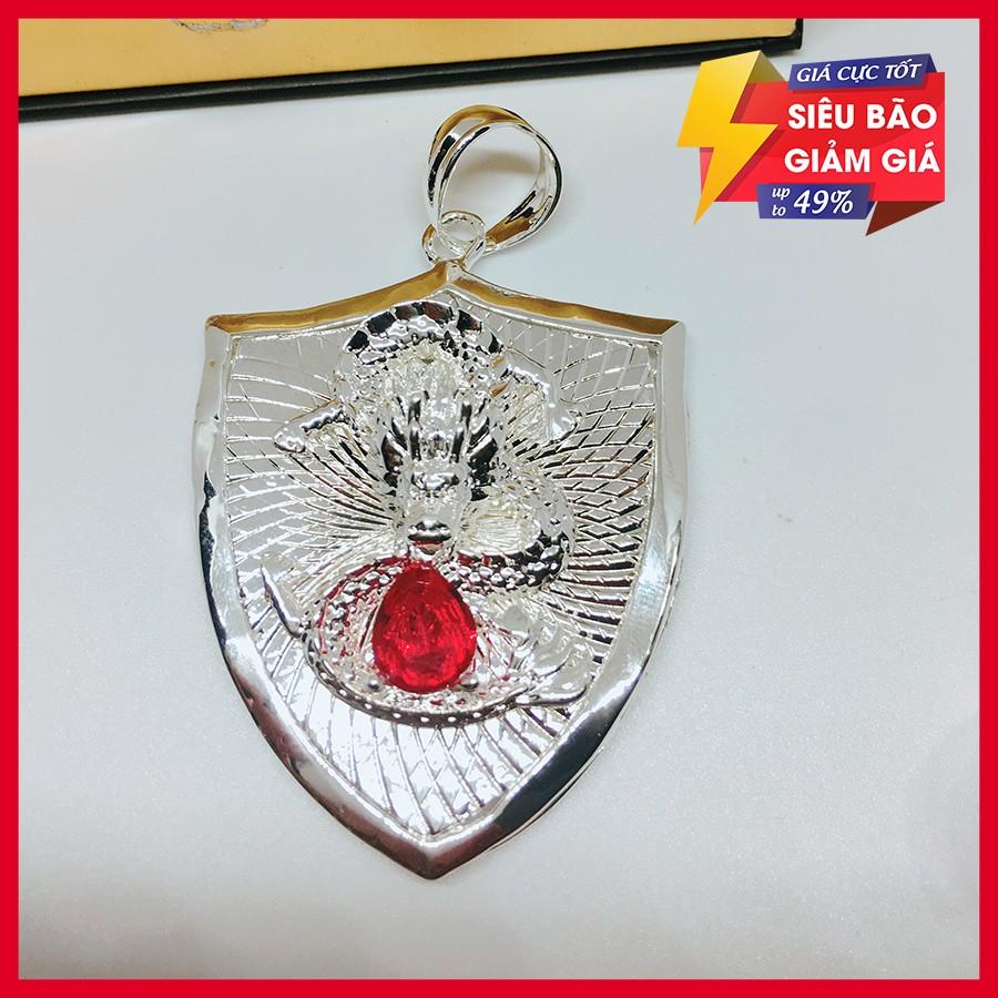 Mặt dây chuyền nam bạc cao cấp + tặng vòng tay tỳ hưu