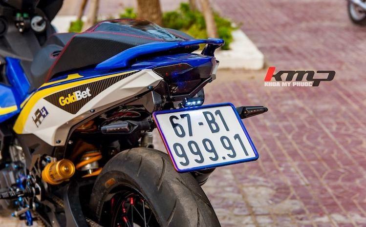Khung biển số titan cho xe máy