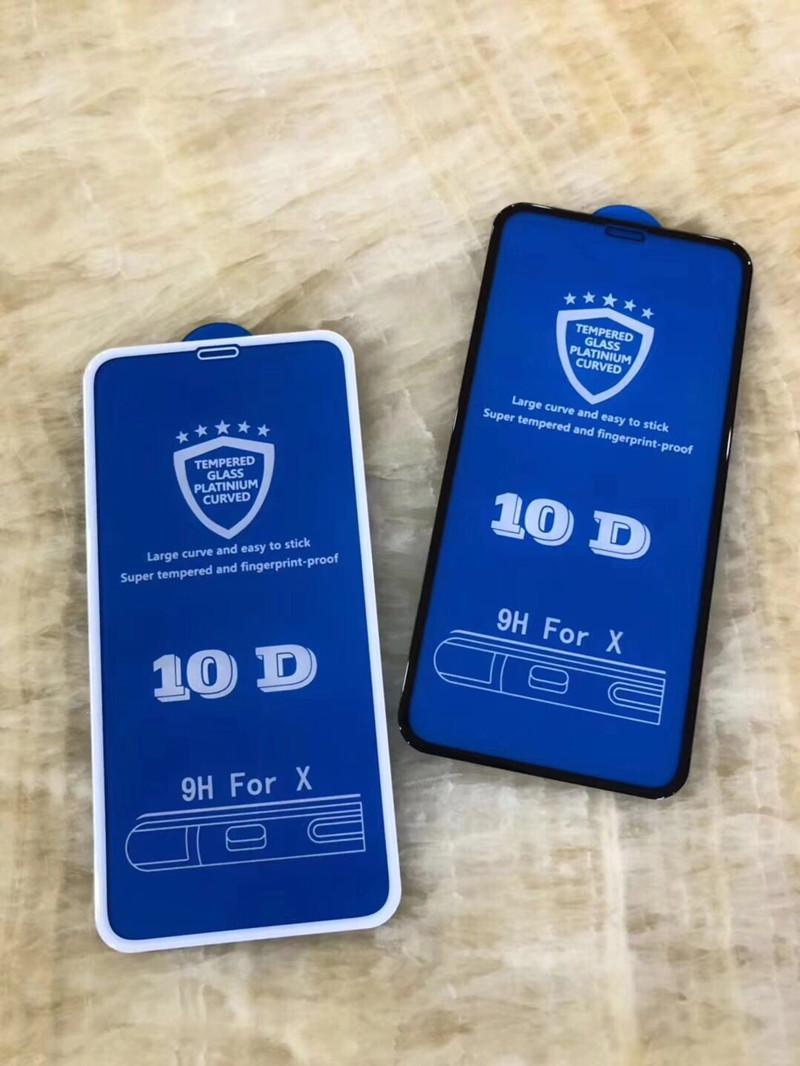 Iphone 6,7,8,X Kính cường lực Glass 10D