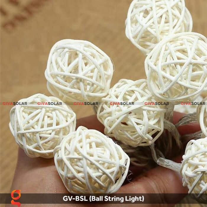 DÂY ĐÈN LED QUẢ CẦU MÂY DÙNG TRANG TRÍ GV-BSL