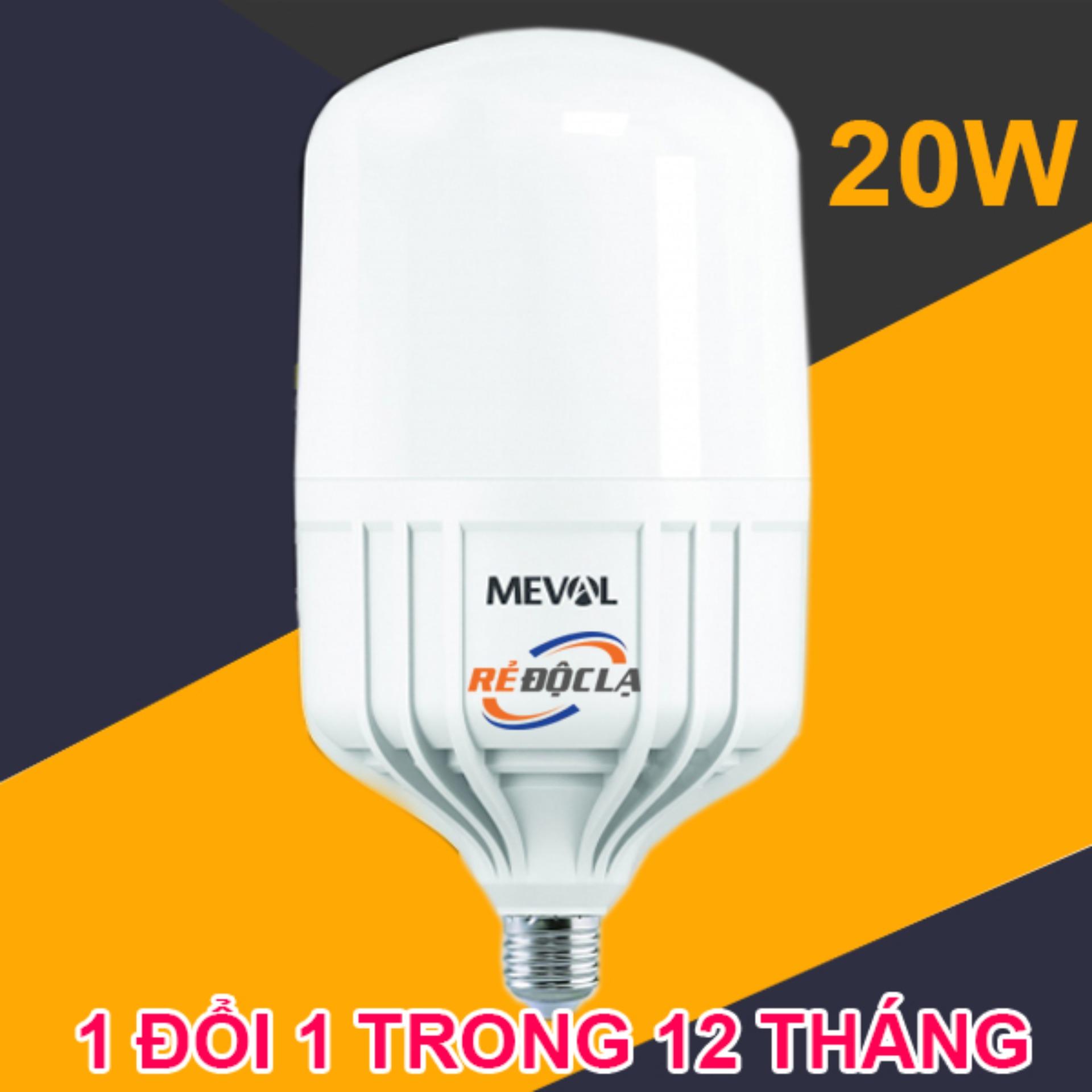 Bóng đèn led bulb trụ công suất 20w - hàng cao cấp