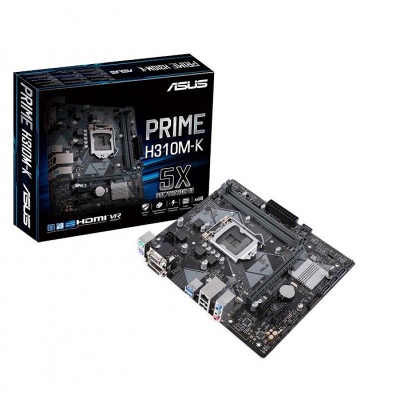 Combo Mainboard Asus H310M-K+ CPU i3 8100 CoffeLake