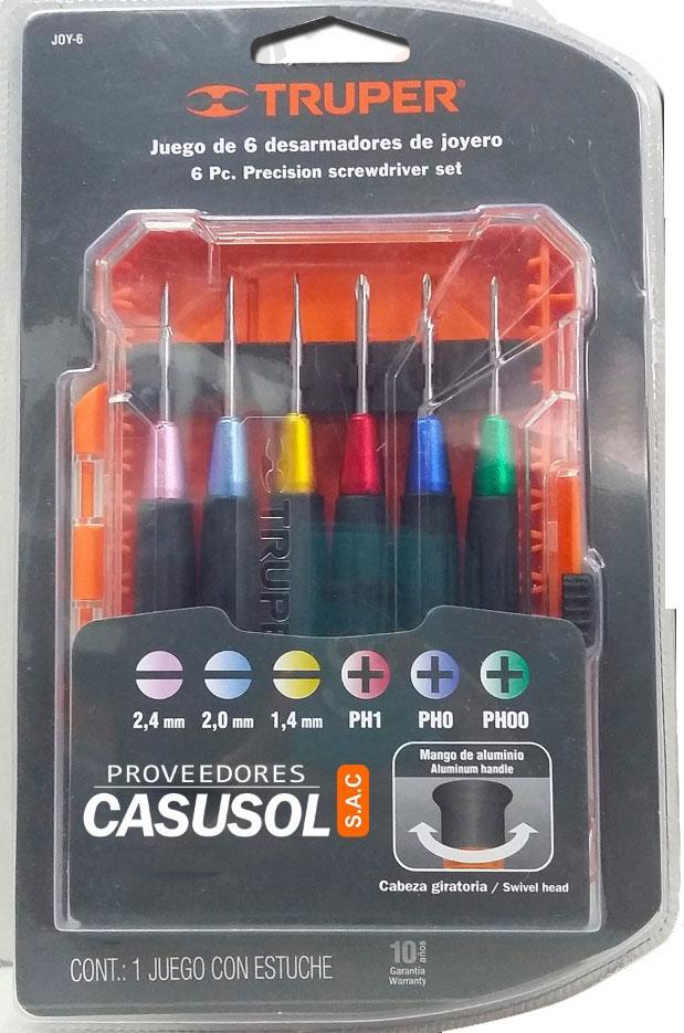 Bộ tuốc nơ vít sửa điện thoại Truper 14202 (JOY-6)