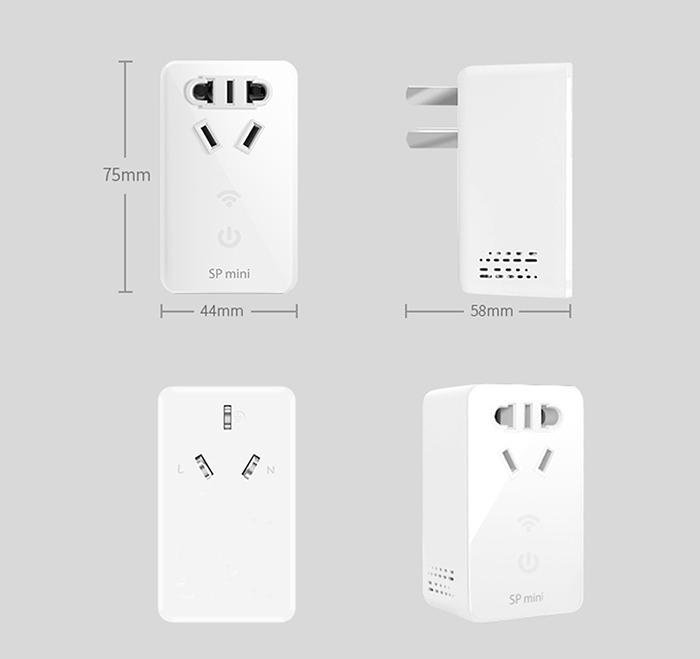 broadlink sp mini wifi ( ổ cấm wifi tương thích alexa and google home)