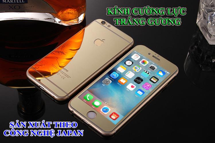KÍNH CƯỜNG LỰC TRÁNG GƯƠNG IPHONE