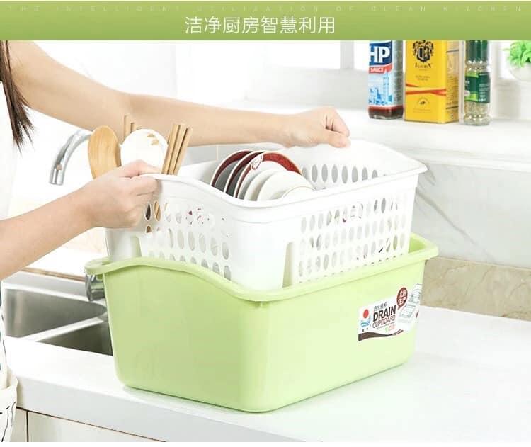 Rổ úp chén bát đĩa có nắp đậy cỡ lớn mẫu mới nhất