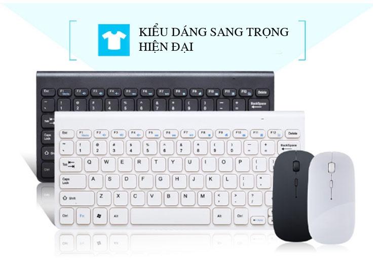 BỘ BÀN PHÍM CHUỘT KHÔNG DÂY MINI