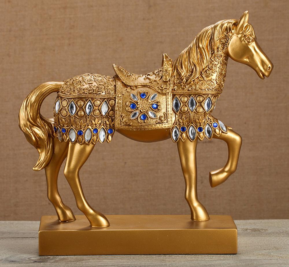 Ngựa phong thủy mạ vàng, bạc trang trí nhà cửa