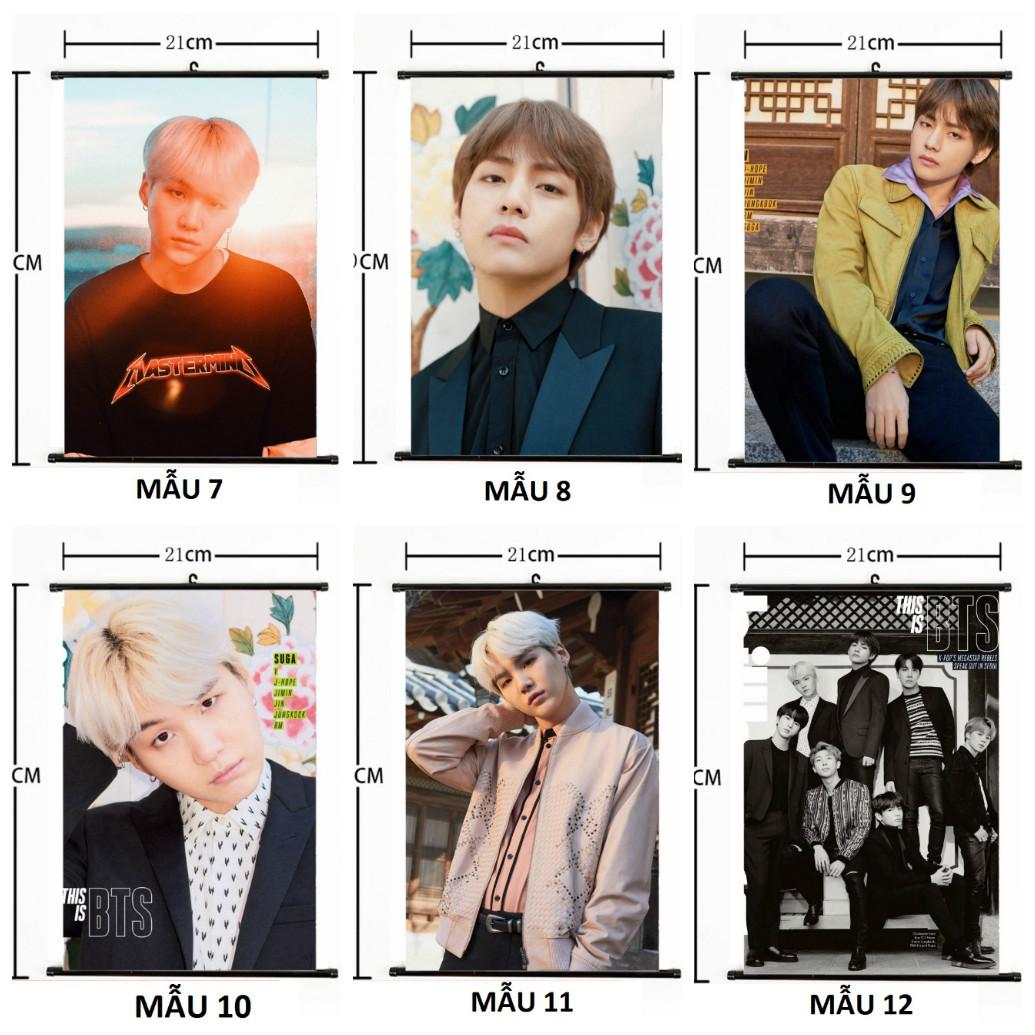 Tranh vải cuộn treo tường BTS