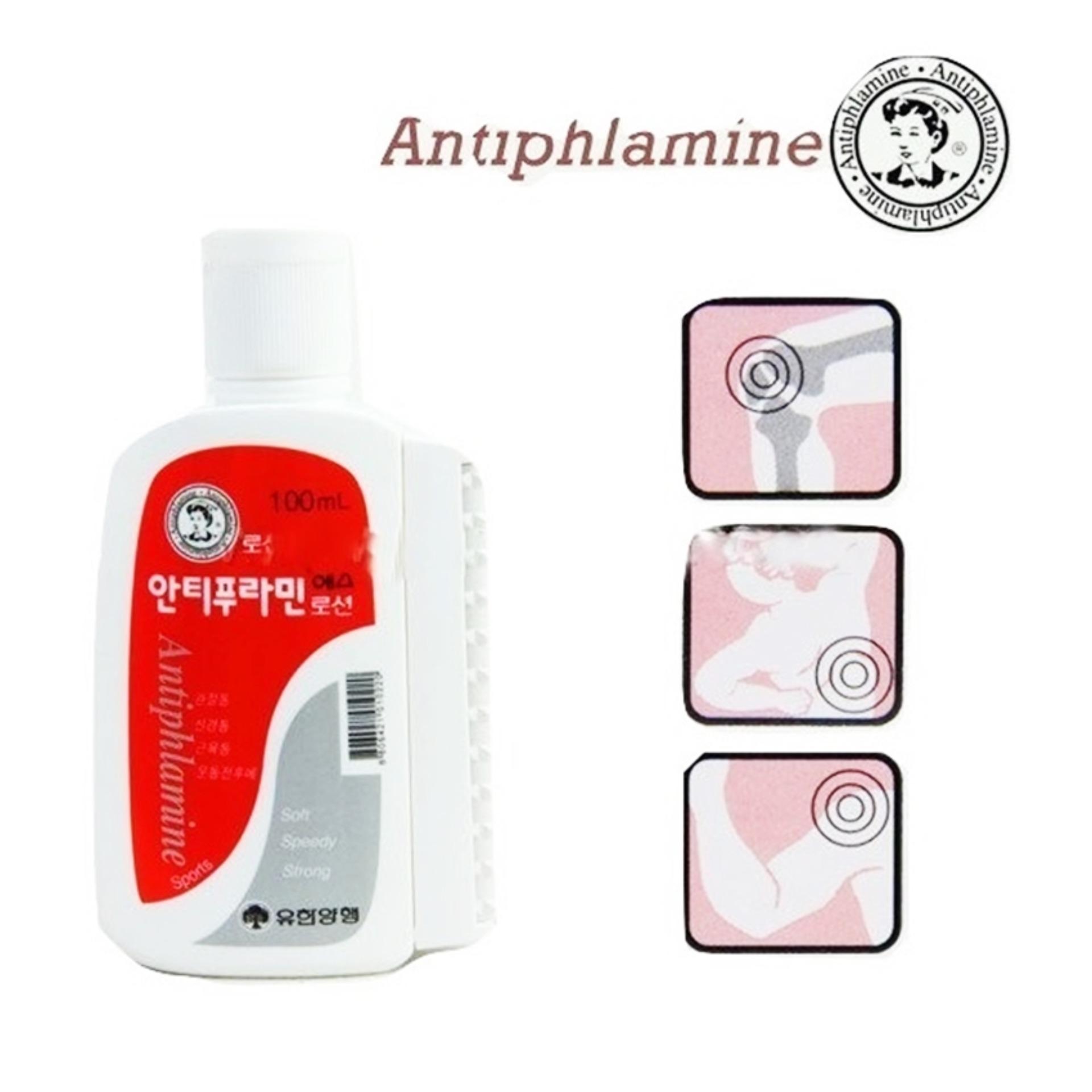 Dầu Nóng Antiphlamine Hàn Quốc 100ml (Đỏ)