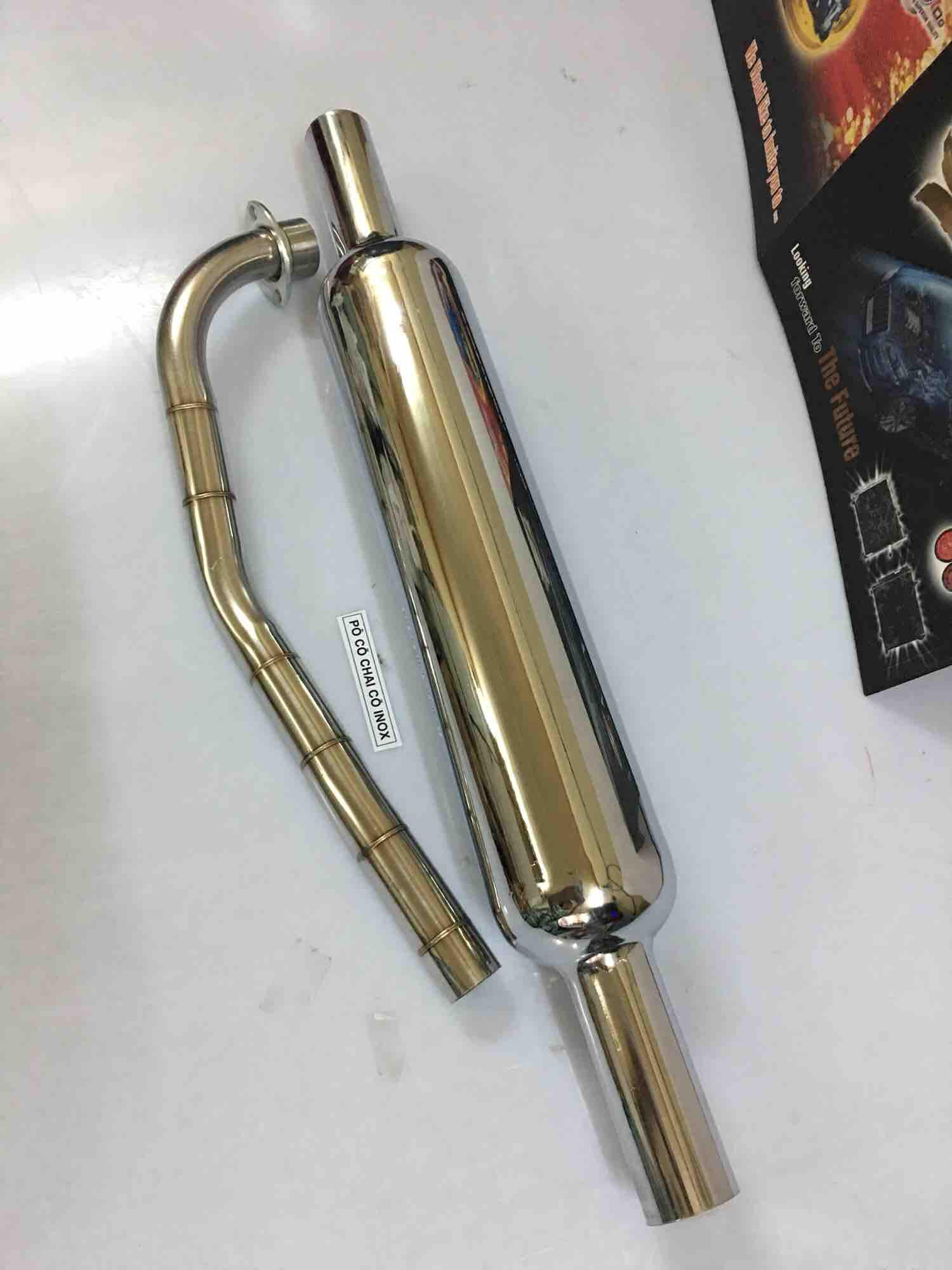 Pô cỗ chai có cổ inox