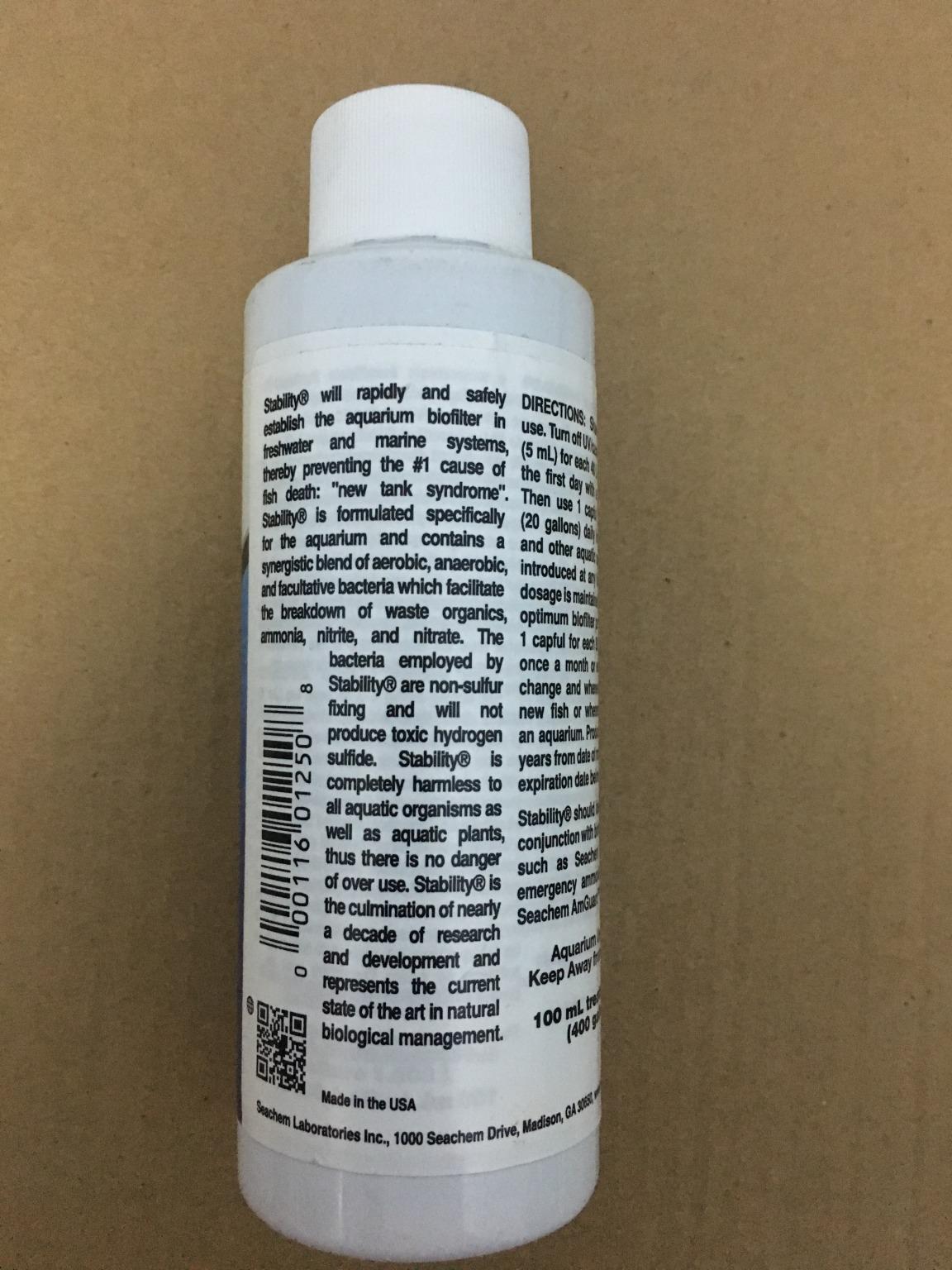 [HCM]Vi sinh hồ cá Seachem Stability 100ml hàng Mỹ