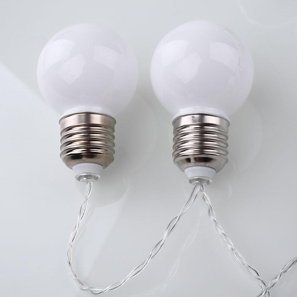 Arctic Land 10LED Retro Bulb String Light Wedding Party Home Decor Fairy Lamp Battery Power