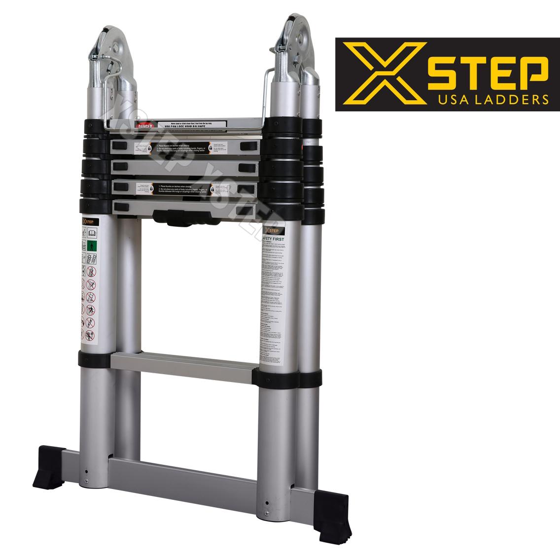 Thang nhôm rút chữ A XSTEP XM19 - 3.8m