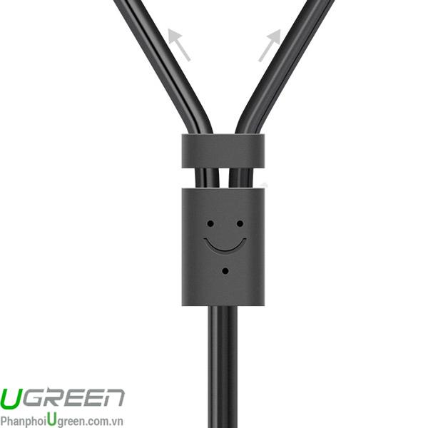 Cáp loa 3.5mm sang 2 đầu AV 10m uGREEN 10514