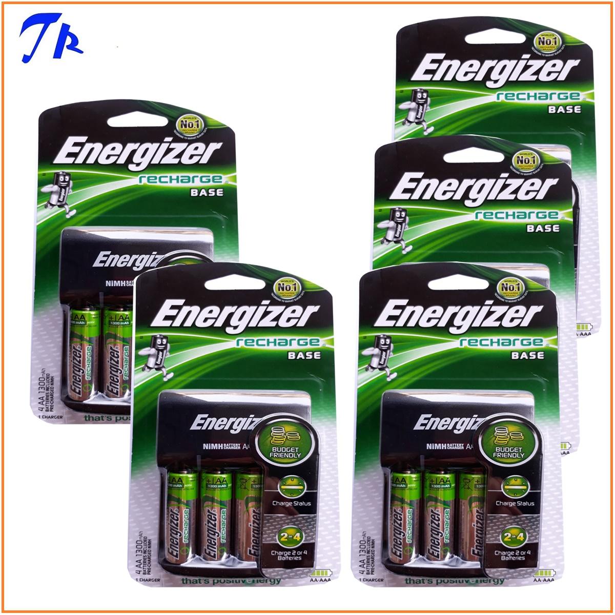 [HCM]Máy sạc kèm 4 pin AA 1300mah Energizer CHVC4