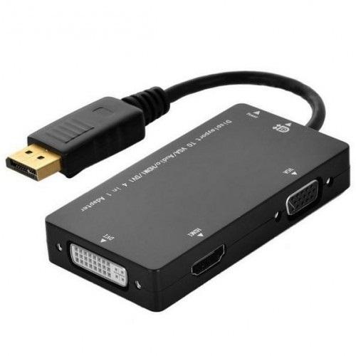 DisplayPort to HDMI+VGA+DVI Combo Converter