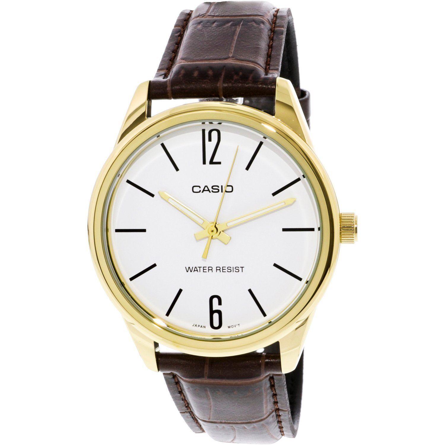 Đồng hồ nam dây da Casio Anh Khuê MTP-V005GL-7BUDF