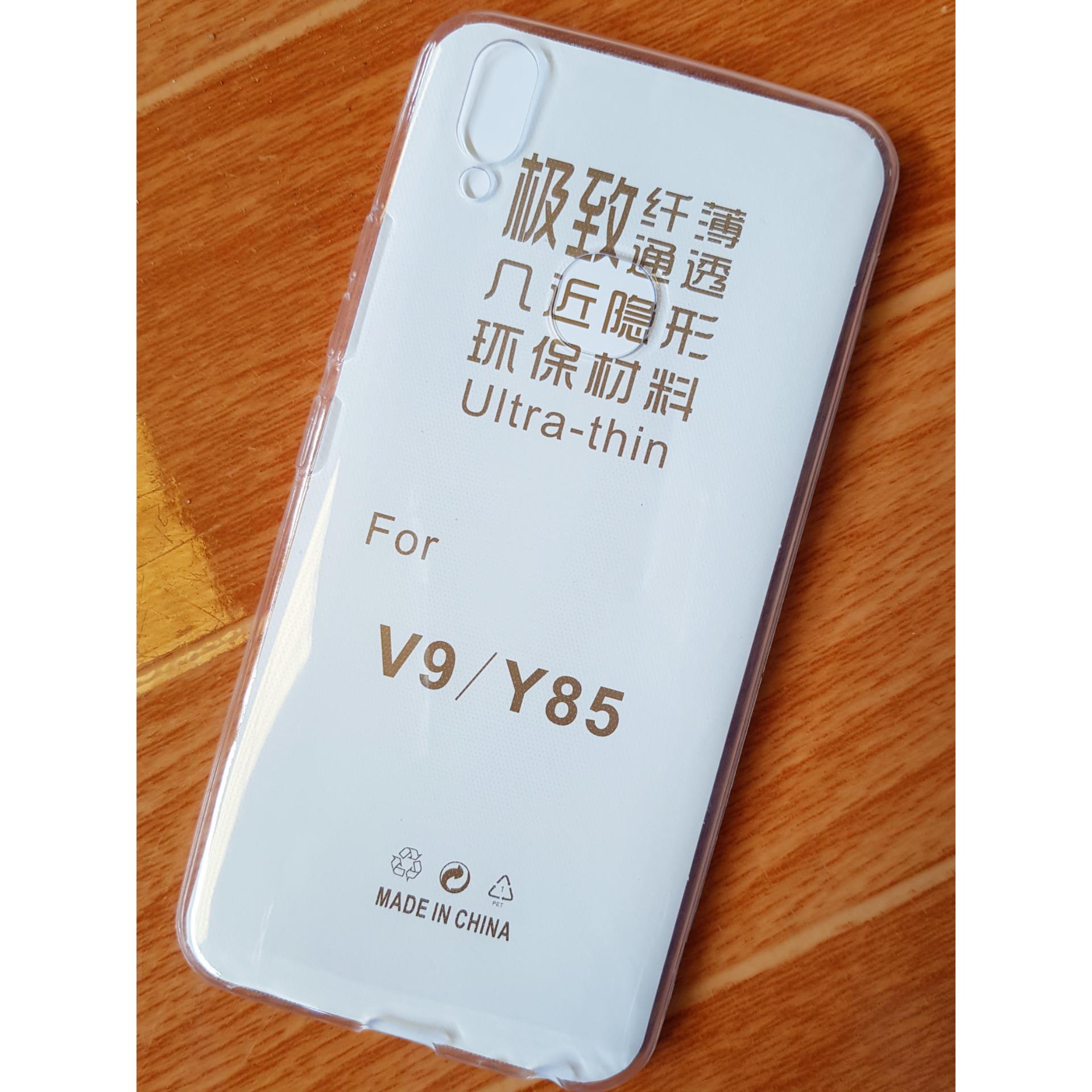 Ốp lưng vivo v9 dẻo silicon mỏng trong suốt