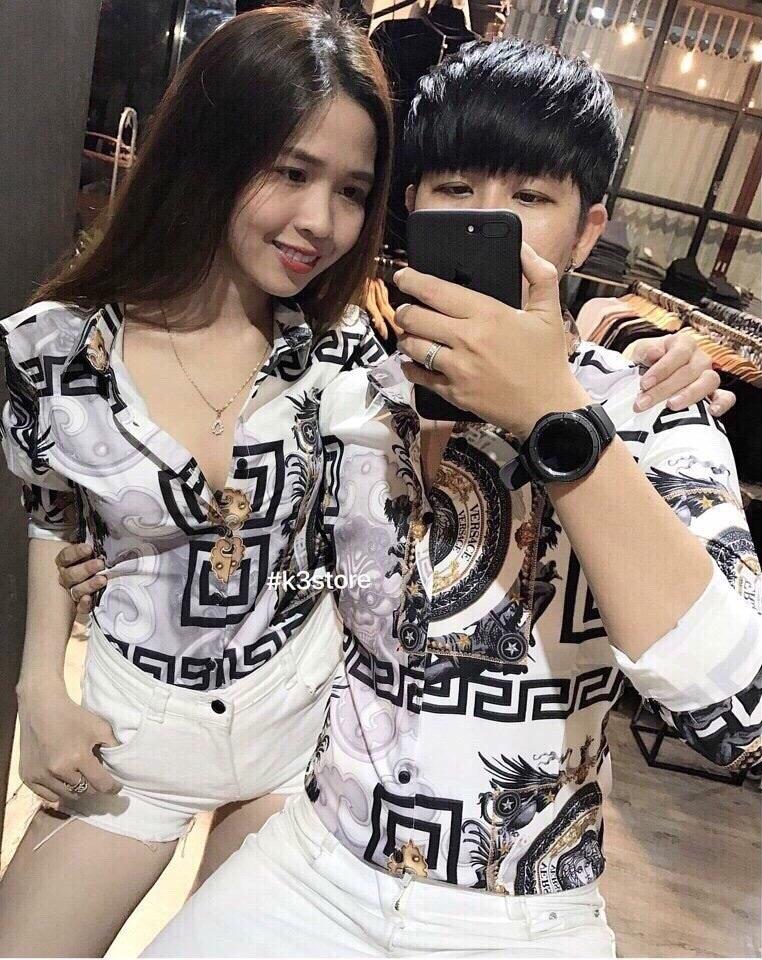 [HCM]ÁO SƠ MI 3D NAM NỮ PHI LỤA CAO CẤP THỜI TRANG SKYFASHION MS73
