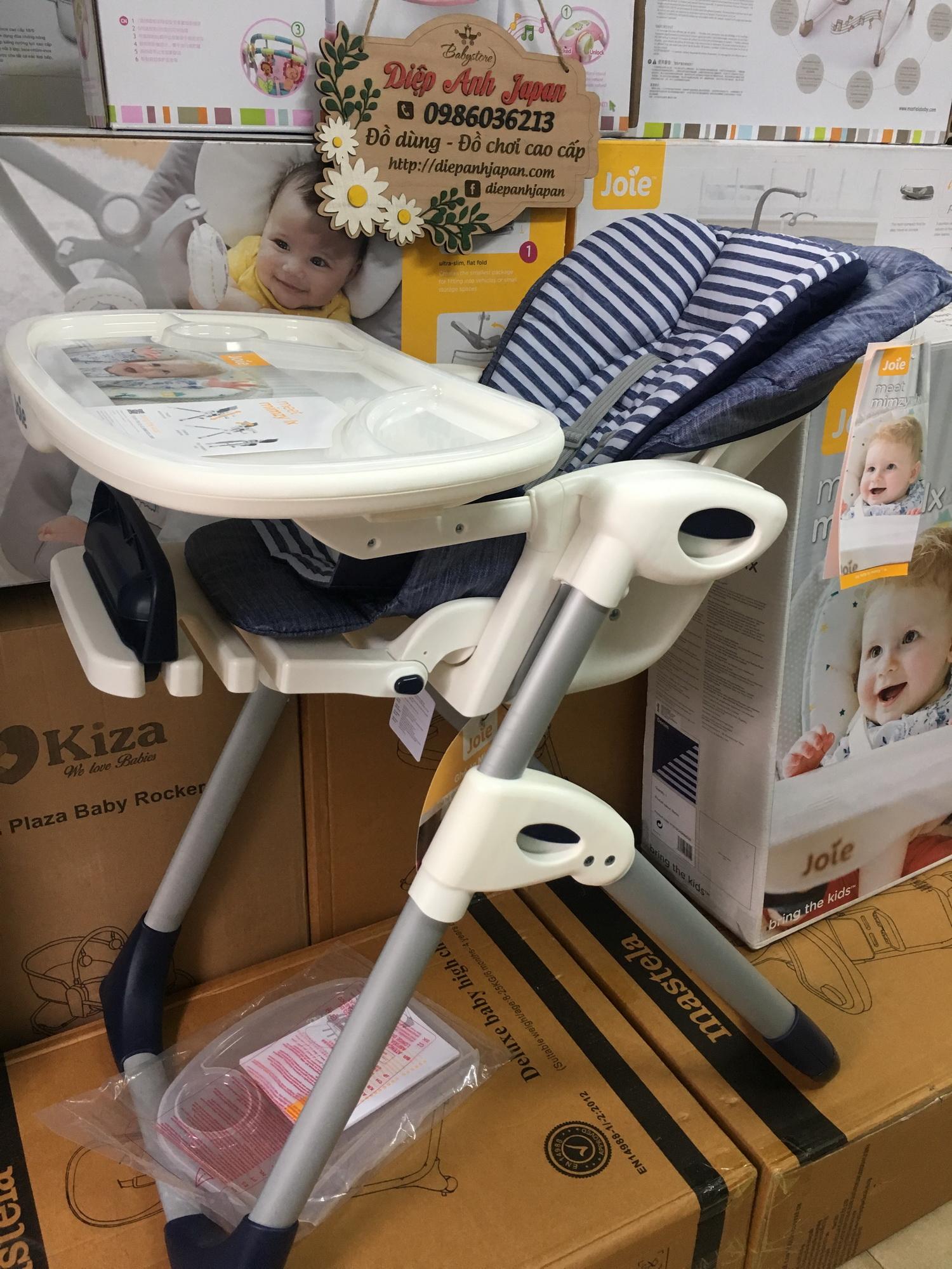 Ghế ăn cao Joie Mimzy LX Denim