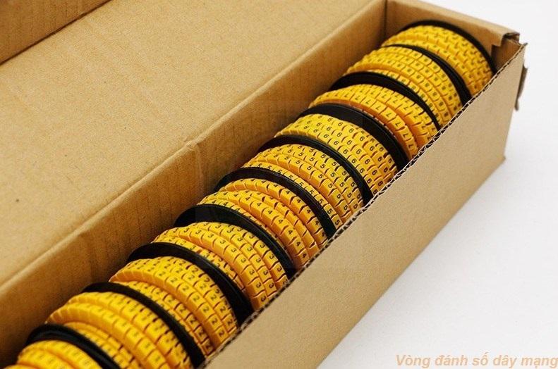 Vòng đánh số dây mạng (Vàng)