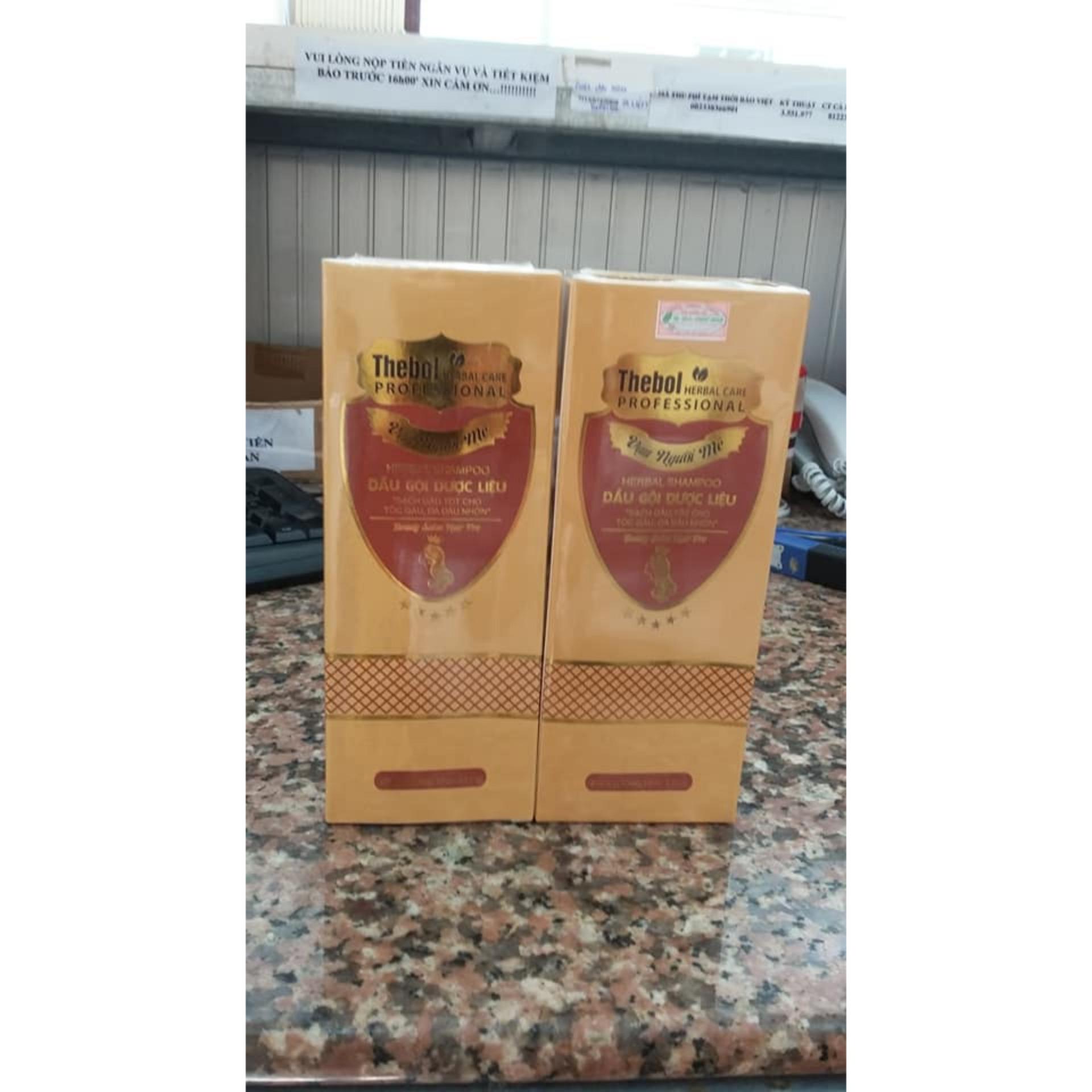 combo 2 chai DẦU GỘI DƯỢC LIỆU THEBOL (HỖ TRỢ GIẢM  RỤNG TÓC, GẦU, NẤM, VẨY NẾN)