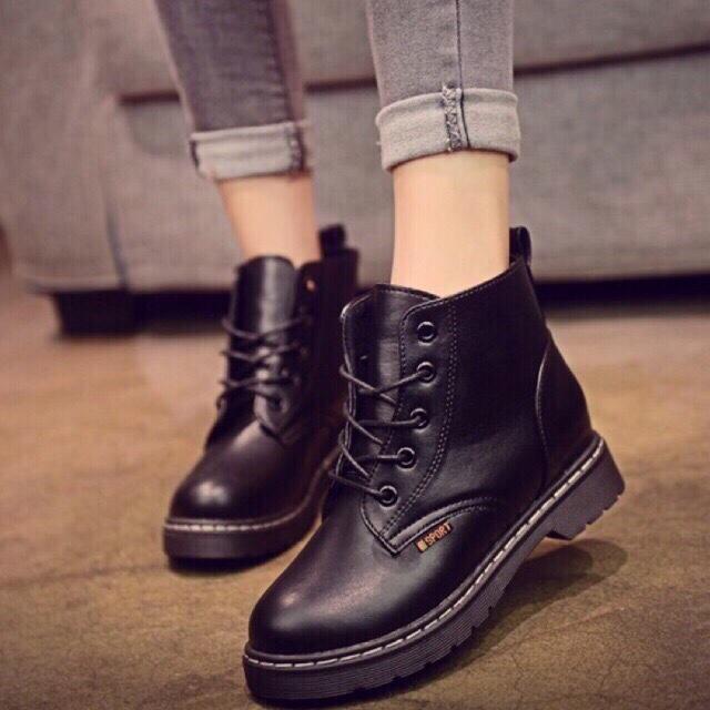 Giày boot cổ cao A86 (hàng cũ nên sale)