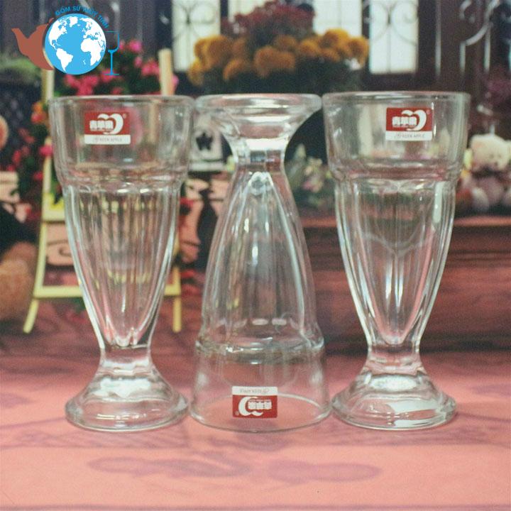 [HCM]Bộ 6 Ly Thủy Tinh Uống Sinh Tố BQL024 Deli