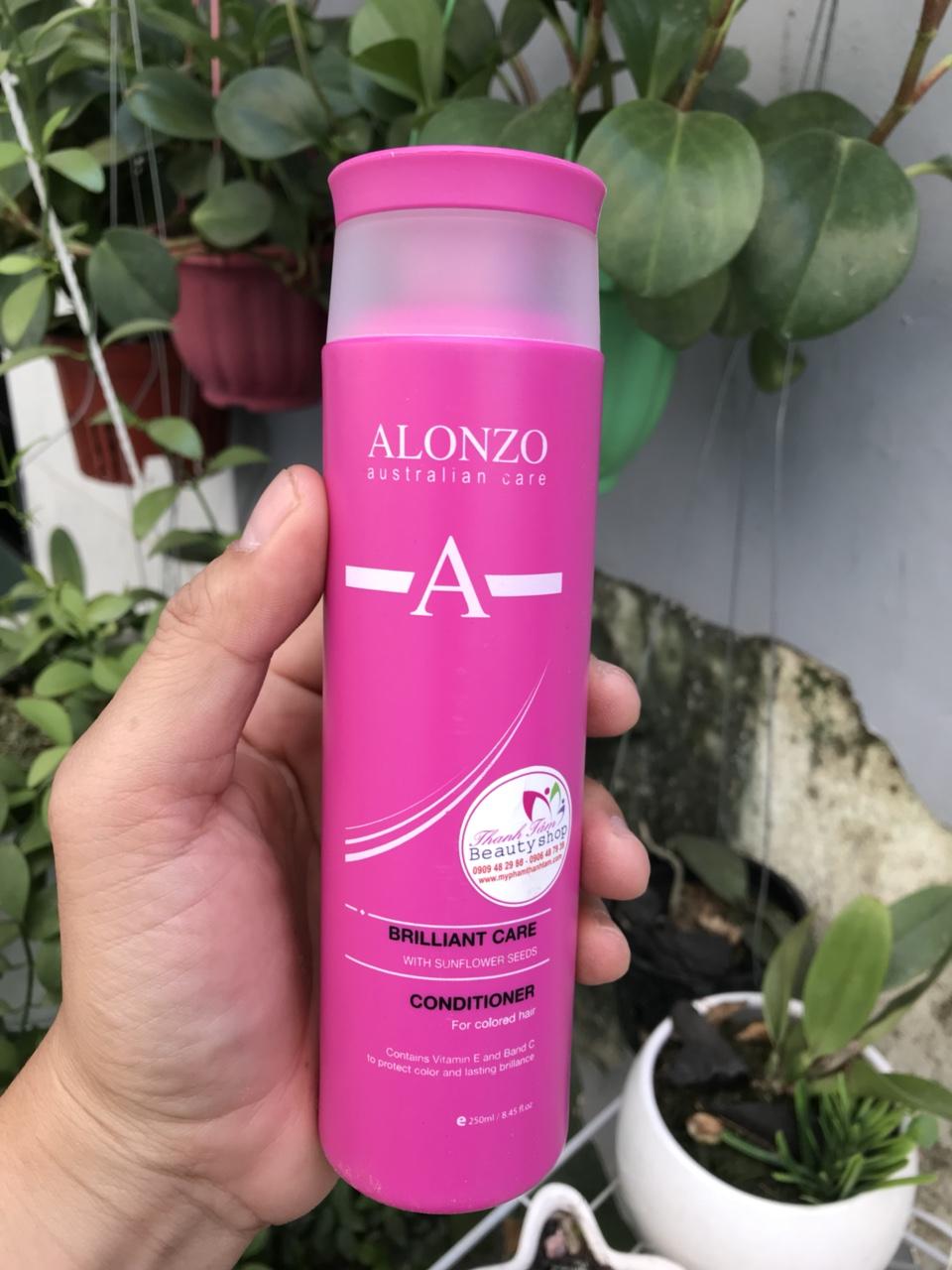 Dầu gội xả Alonzo Brilliant chăm sóc tóc nhuộm 250ml