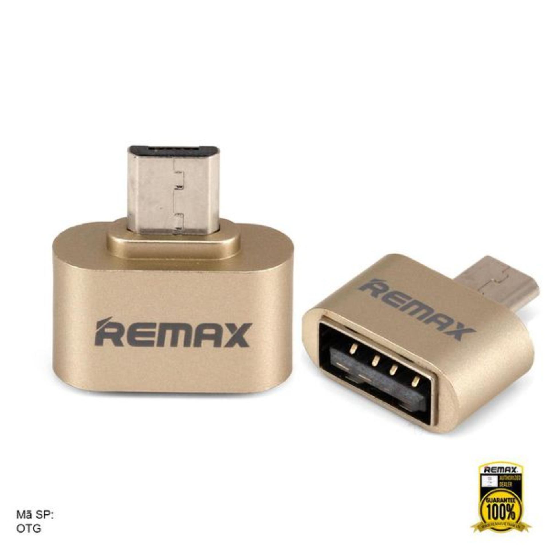 ĐẦU ĐỔI USB SANG ANDROID REMAX RA-OTG (Vàng) - Kim Hải Computer