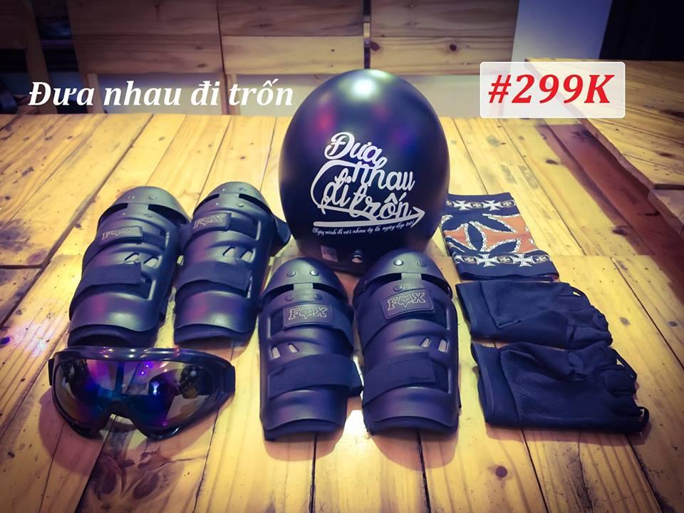 [HCM]Combo NÓN BẢO HỘ ĐI PHƯỢT 290K